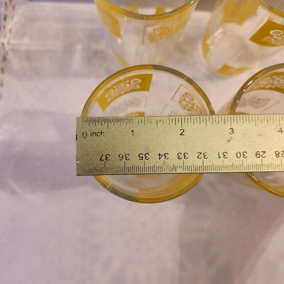 Vintage Mint Circa 1968 Set of 4 Hazel Atlas Highball Glasses 8 oz. - Picture 4 of 4